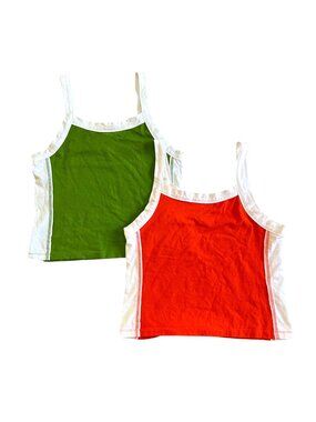 Anthropologie Pilcro Women's Sz L Sporty Scoop Neck Cropped Tank